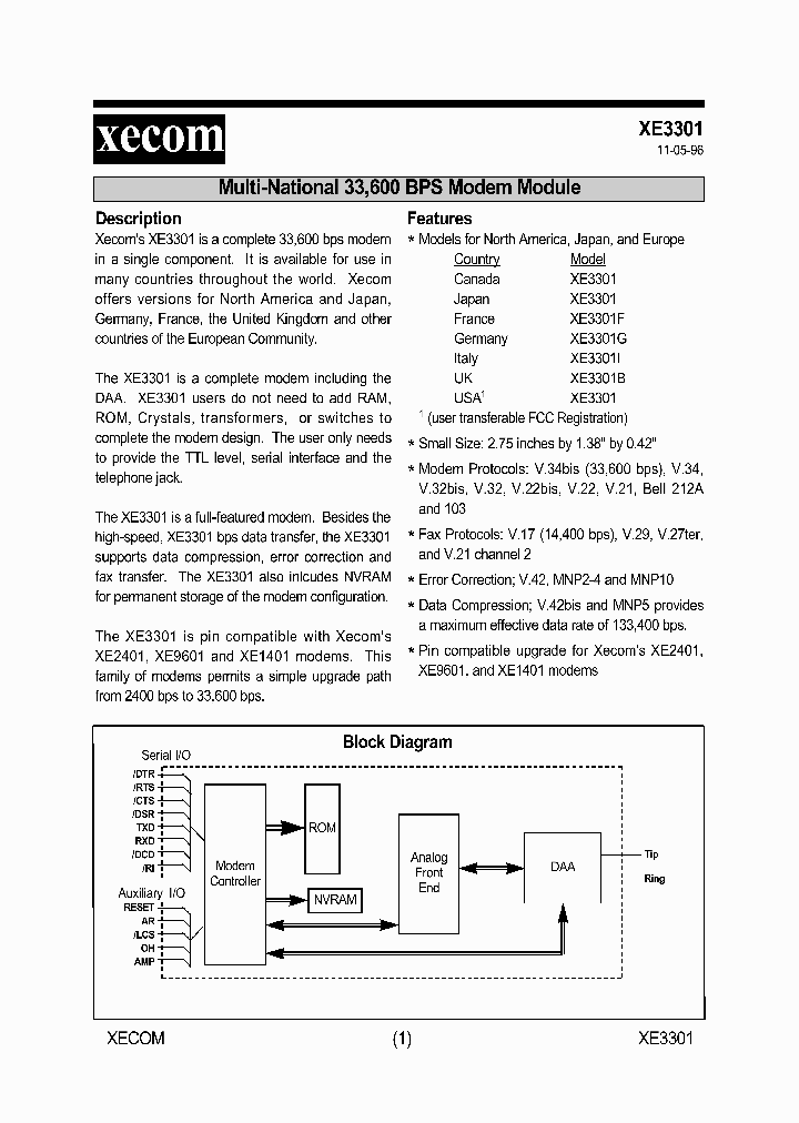 XE3301I_8245384.PDF Datasheet