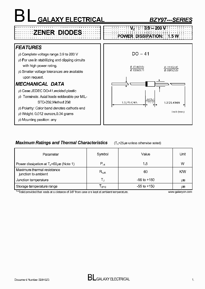 BZY97C6V2_7845323.PDF Datasheet