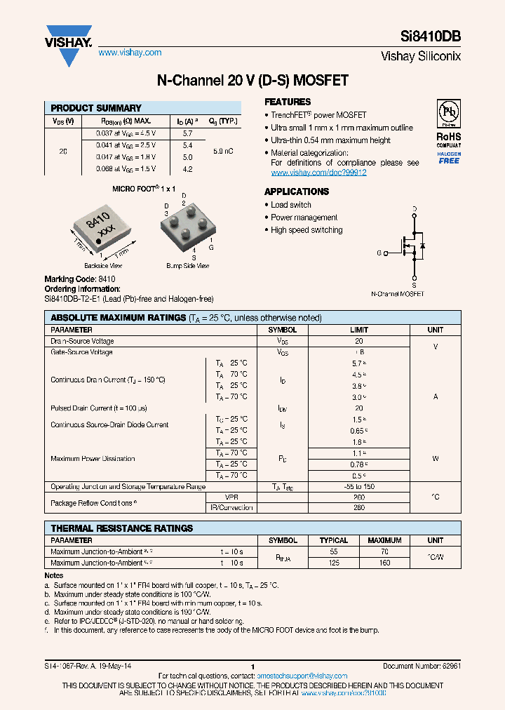 SI8410DB_8245755.PDF Datasheet