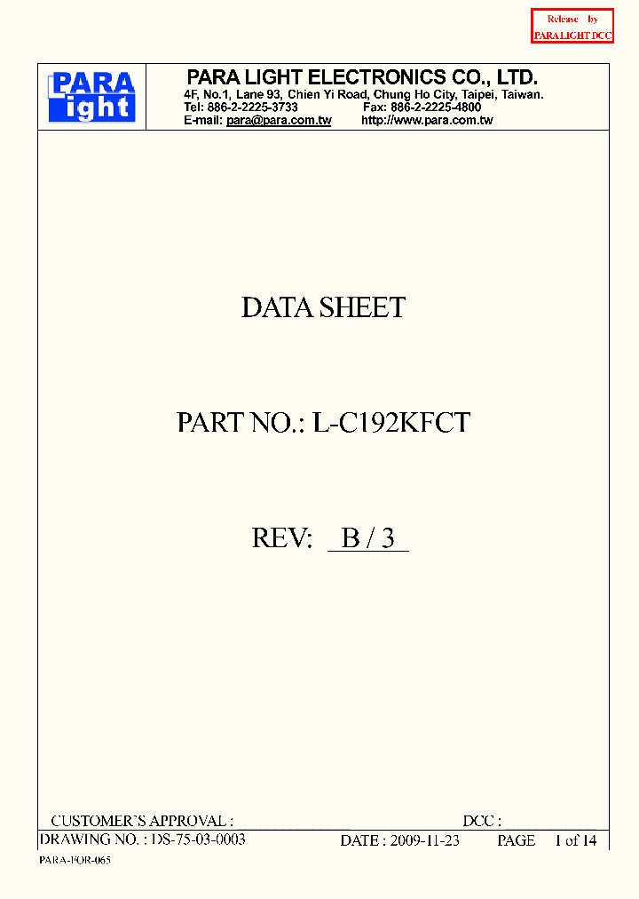 L-C192KFCT_8246110.PDF Datasheet