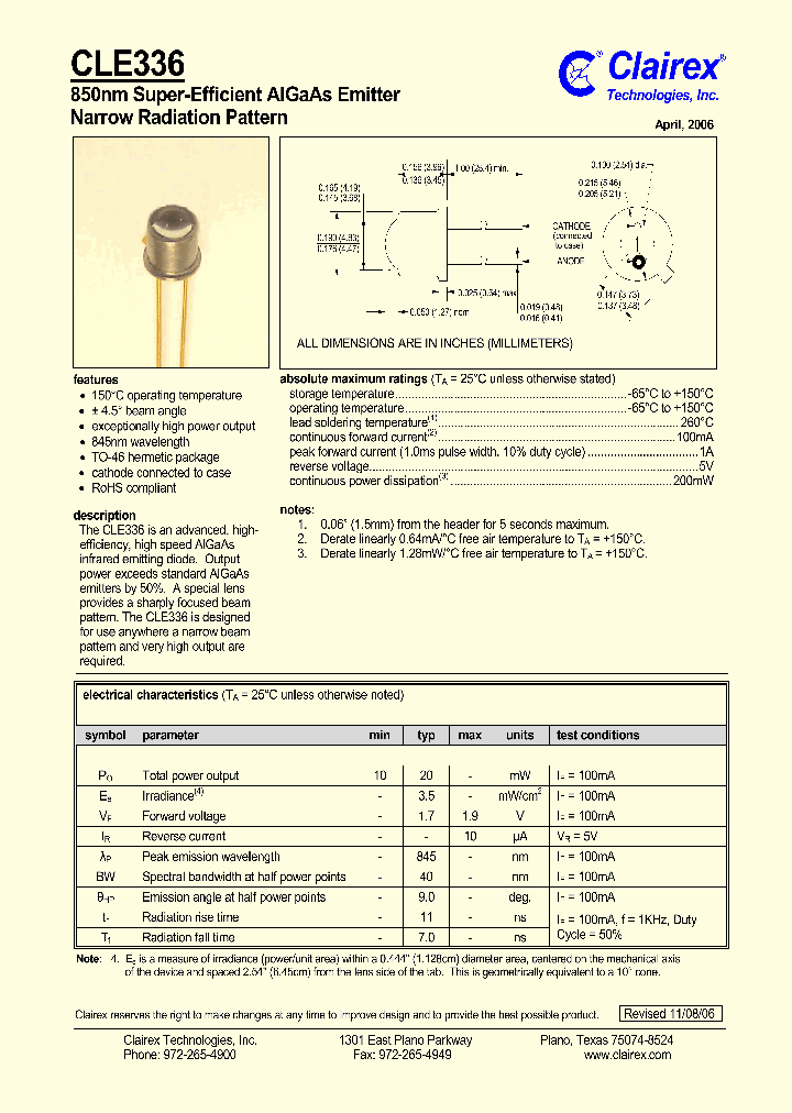 CLE336_8246176.PDF Datasheet