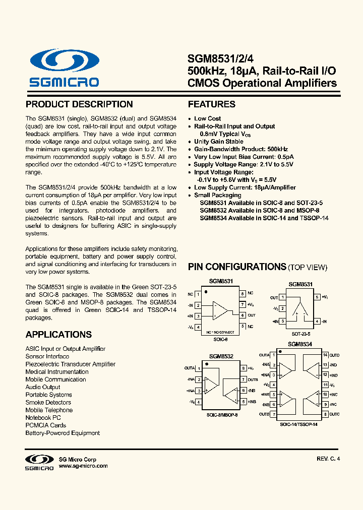 SGM8531_8247377.PDF Datasheet