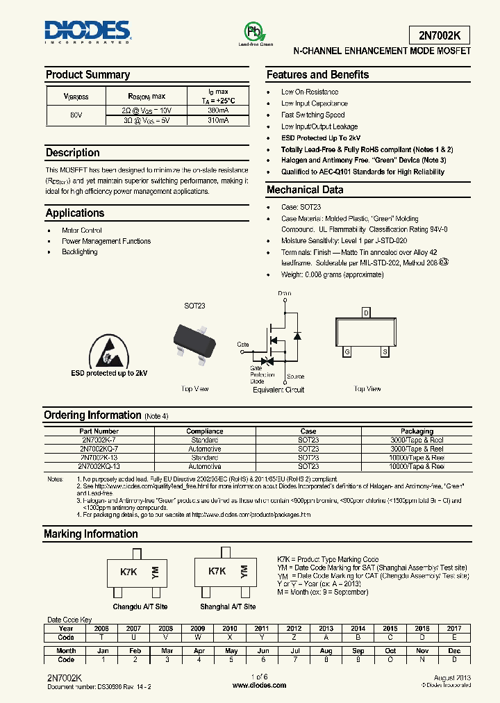2N7002K-13_8247772.PDF Datasheet
