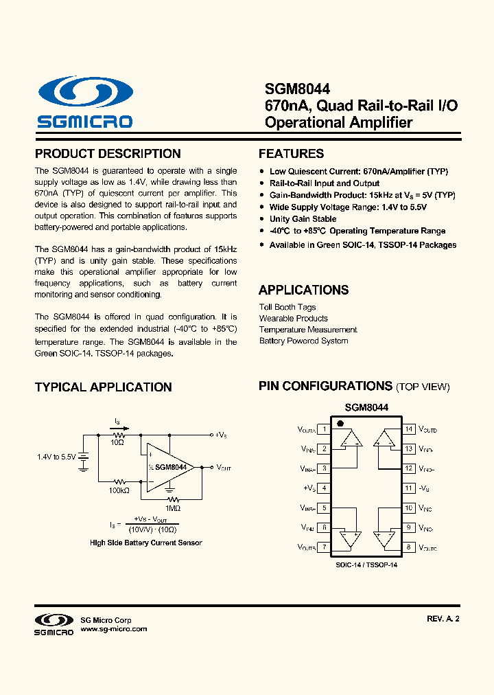 SGM8044_8247845.PDF Datasheet