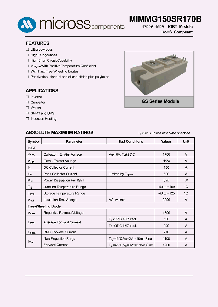 MIMMG150SR170B_8248643.PDF Datasheet