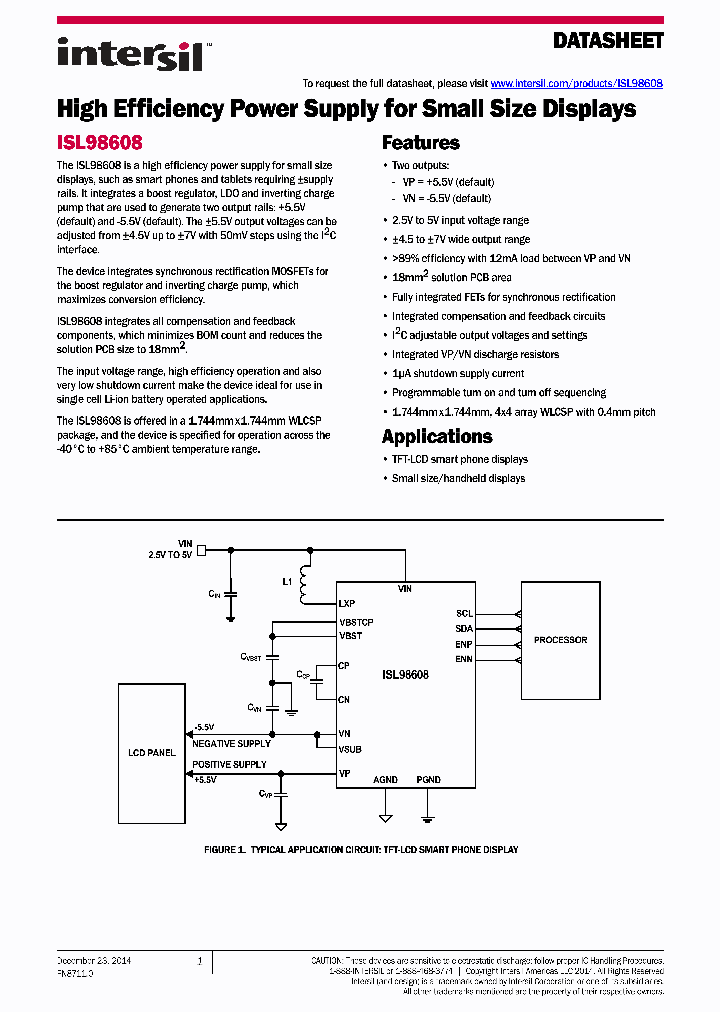 ISL98608_8249131.PDF Datasheet