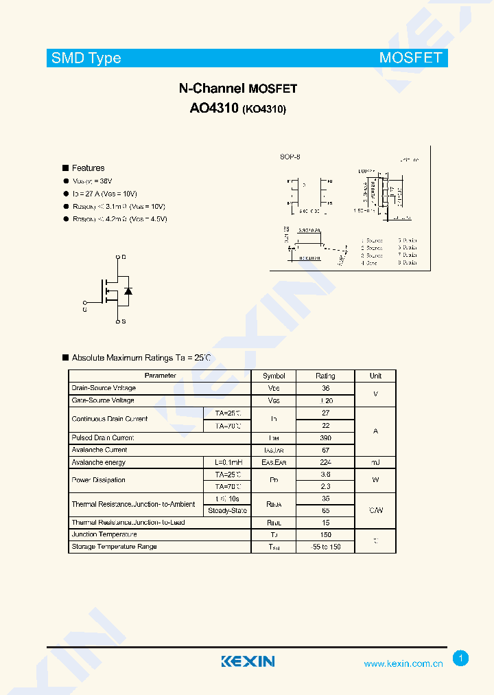 AO4310_8250741.PDF Datasheet