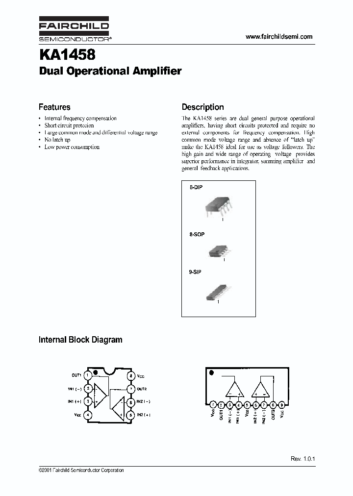 KA1458DTF_8252769.PDF Datasheet