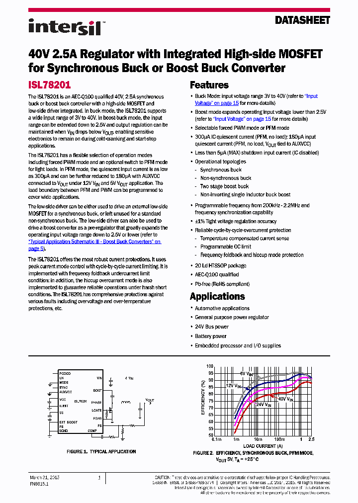 ISL78201AVEZ_8253103.PDF Datasheet