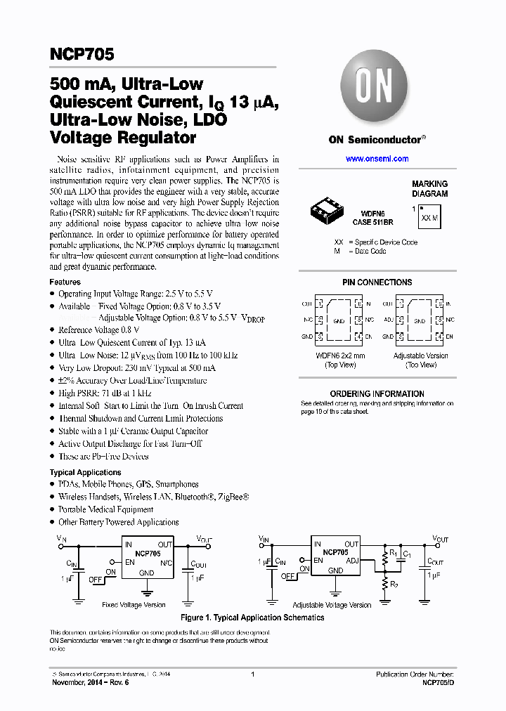 NCP705MT33TCG_8253336.PDF Datasheet