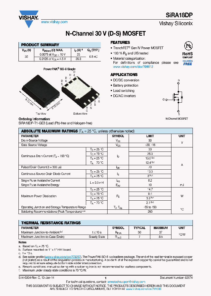 SIRA18DP_8255454.PDF Datasheet