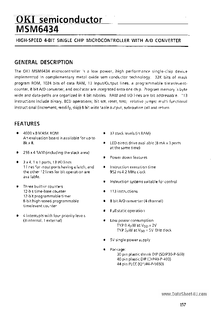 MSM6434_7854377.PDF Datasheet