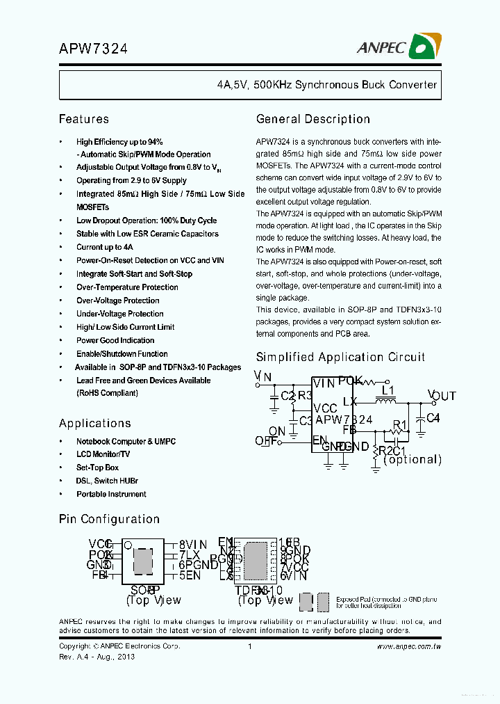 APW7324_7856434.PDF Datasheet