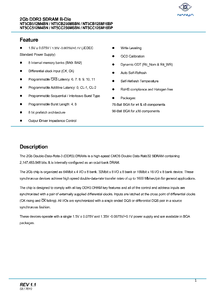 NT5CC256M8BN_7858638.PDF Datasheet