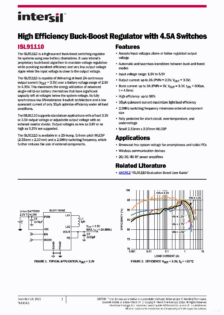 ISL91110_7858725.PDF Datasheet
