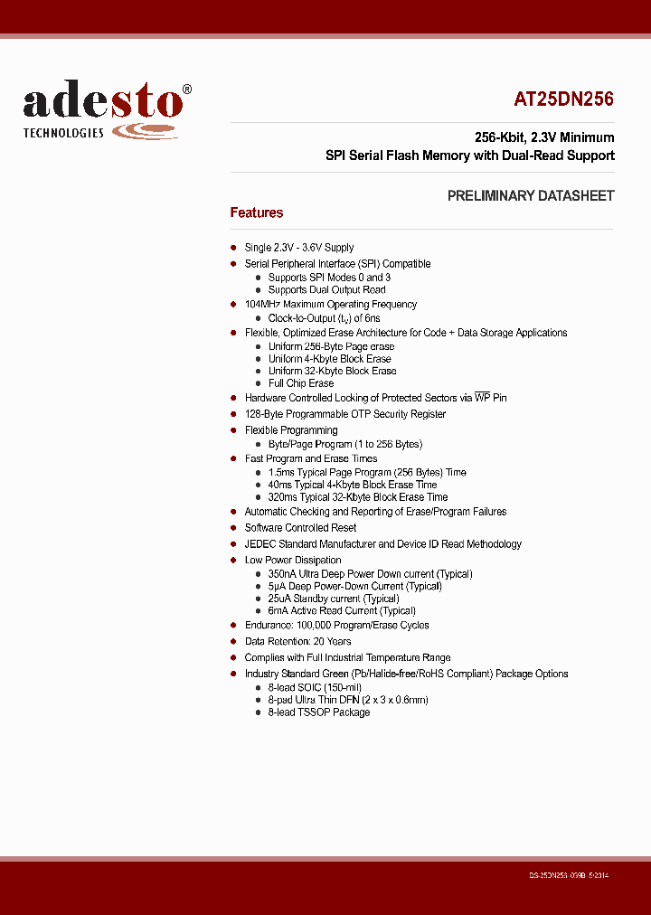 AT25DN256-SSHFGP-T_7858204.PDF Datasheet