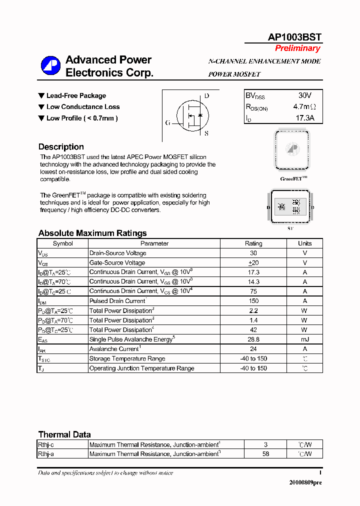 AP1003BST_7860472.PDF Datasheet