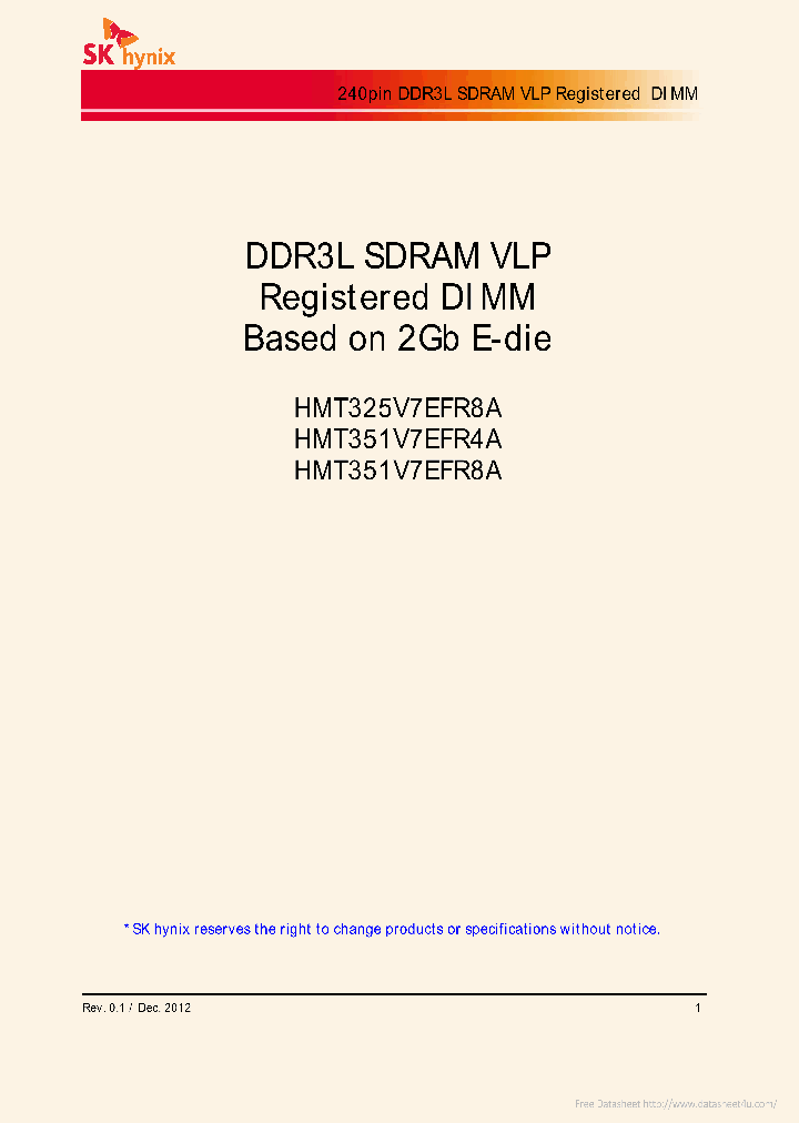 HMT325V7EFR8A_7861387.PDF Datasheet