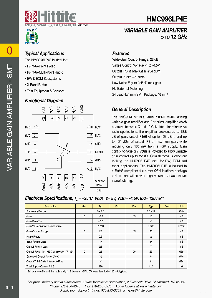 HMC996LP4E_7863235.PDF Datasheet