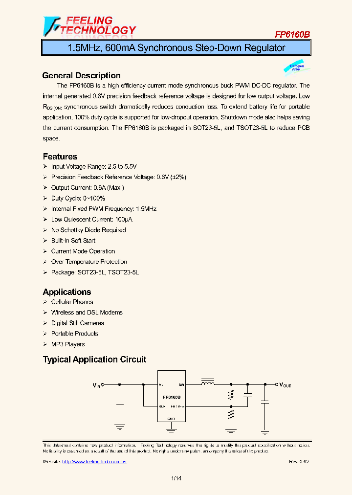 FP6160B_7864240.PDF Datasheet