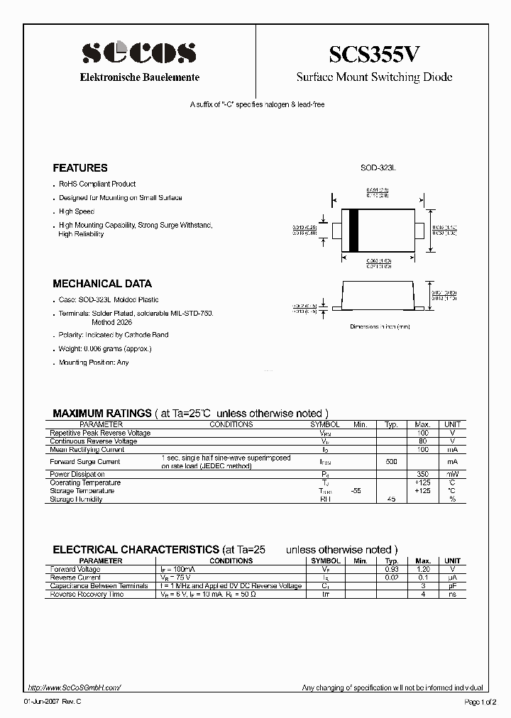 SCS355V_7866011.PDF Datasheet
