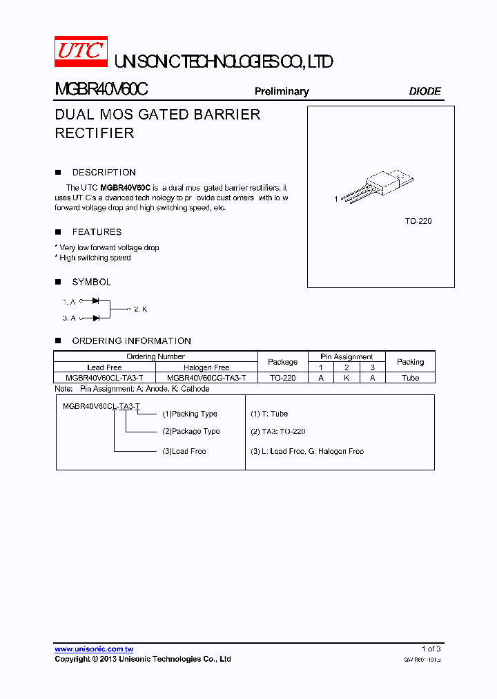 MGBR40V60C_7871144.PDF Datasheet