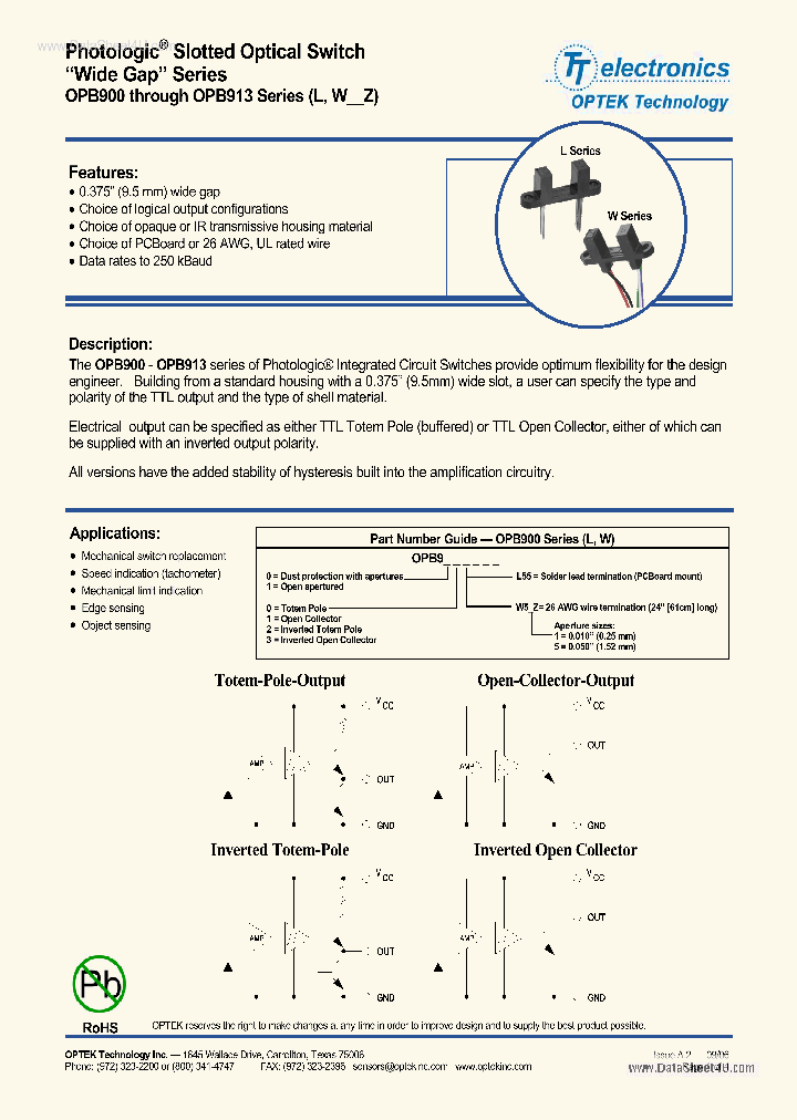 OPB902_7871441.PDF Datasheet