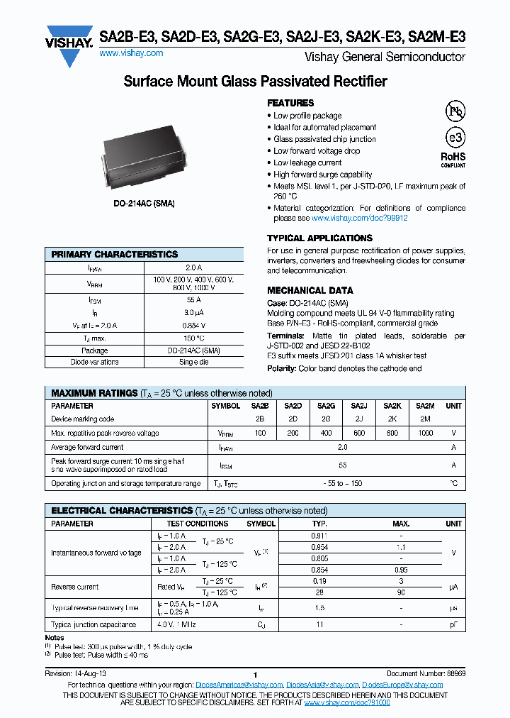 SA2M-E3_8257724.PDF Datasheet
