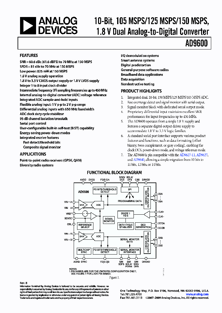 AD9600_8259781.PDF Datasheet