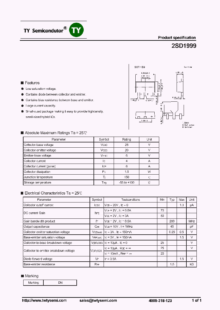 2SD1999_8263879.PDF Datasheet