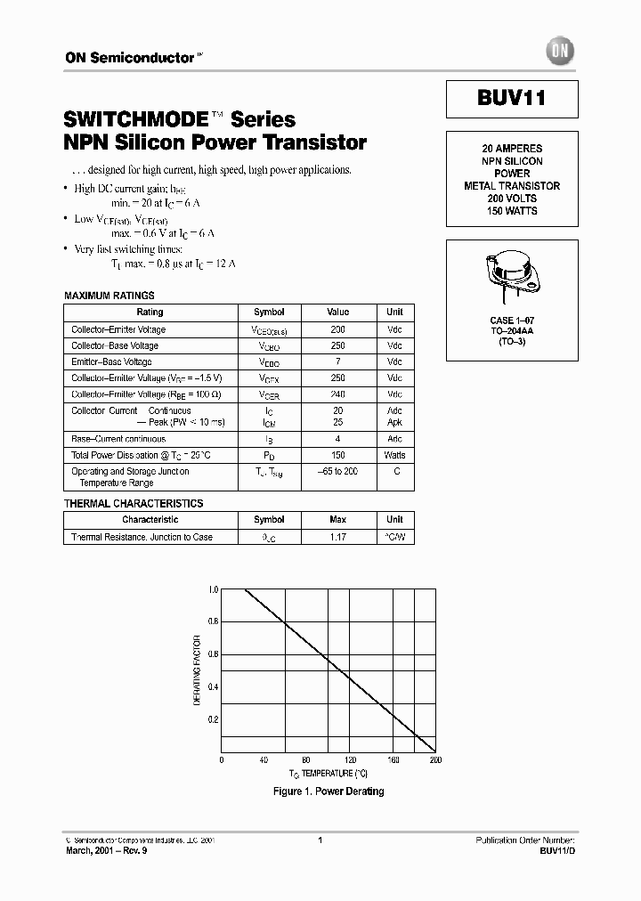 BUV11-D_8272112.PDF Datasheet