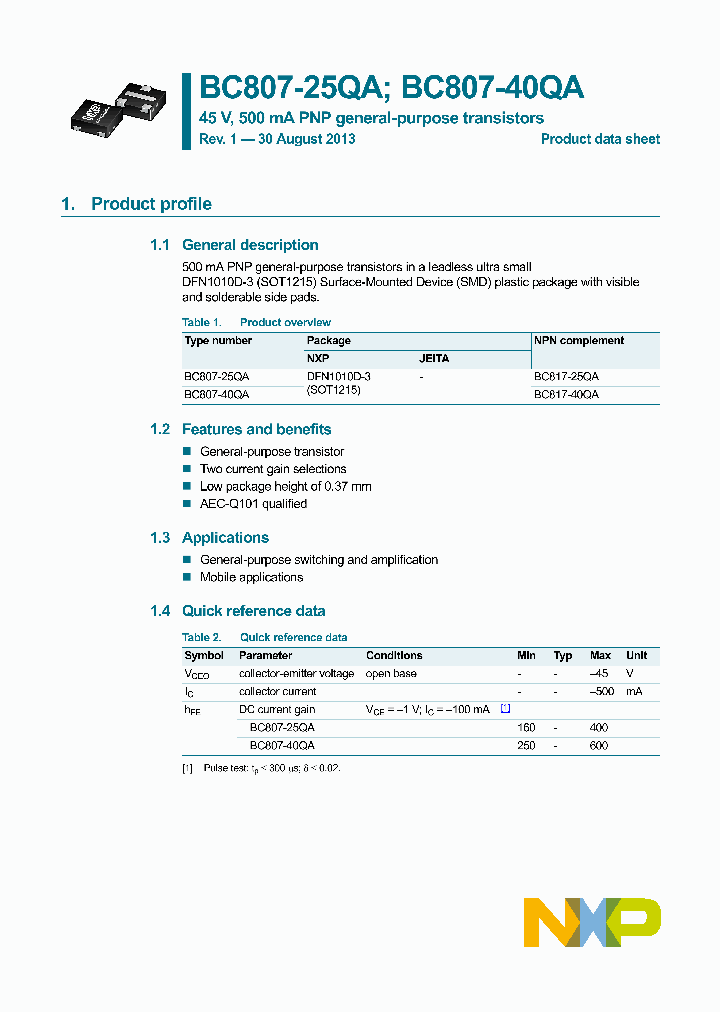 BC807-25QA_8274945.PDF Datasheet