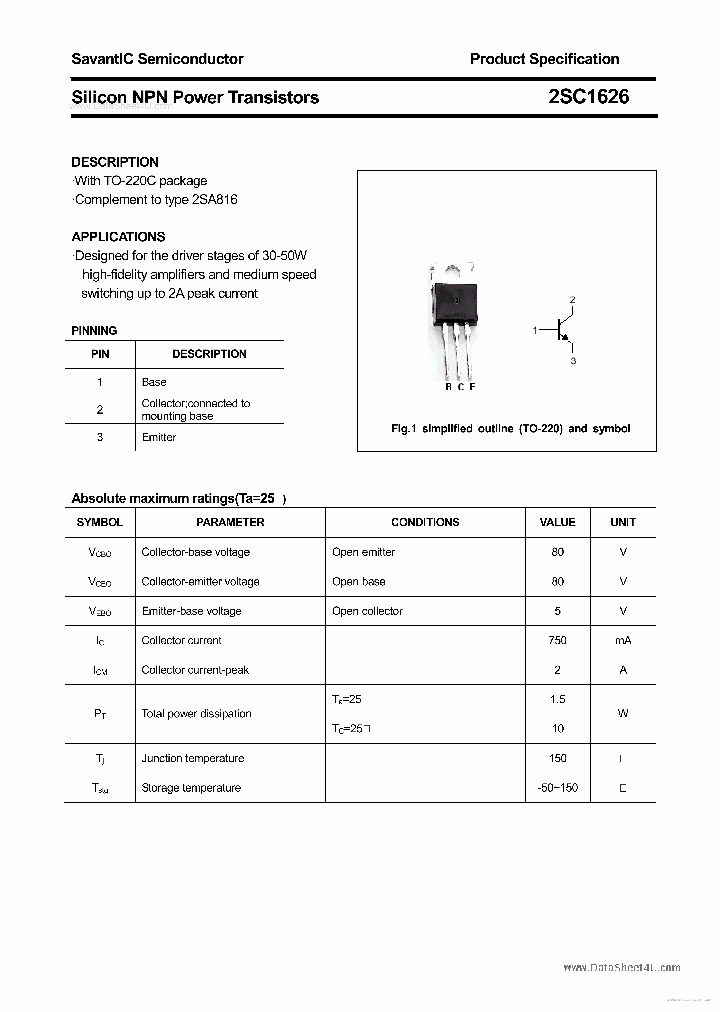 C1626_7878130.PDF Datasheet