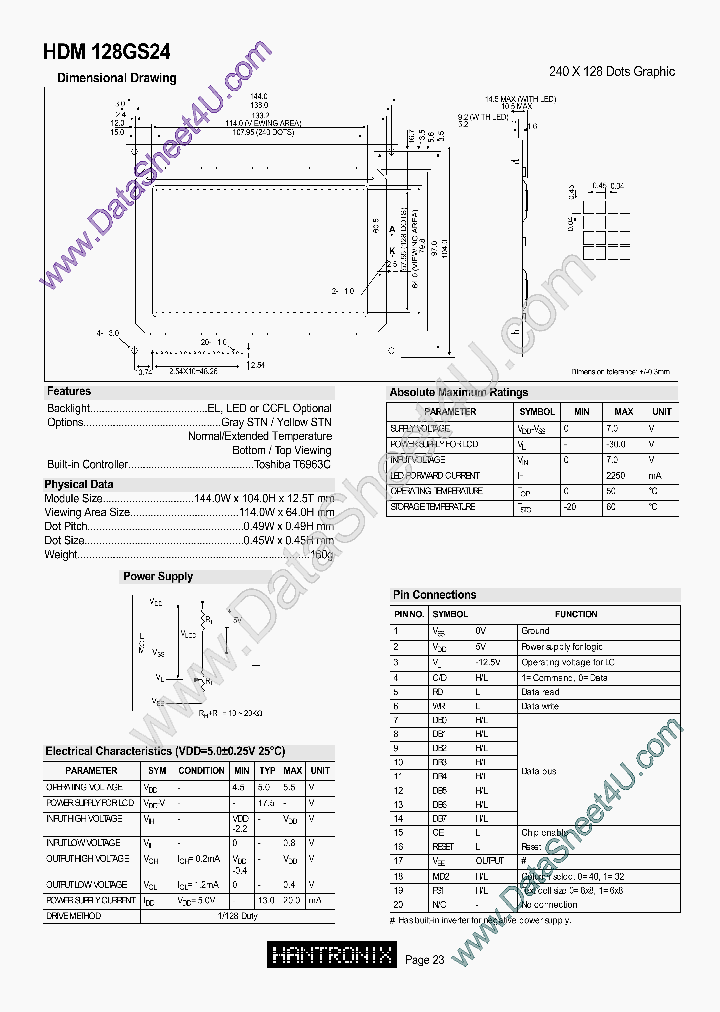 HDM128G24YP_7878650.PDF Datasheet