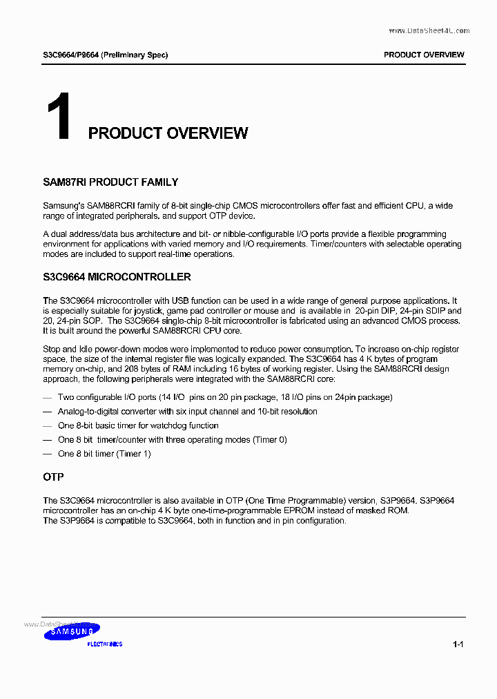 S3C9664_7877377.PDF Datasheet