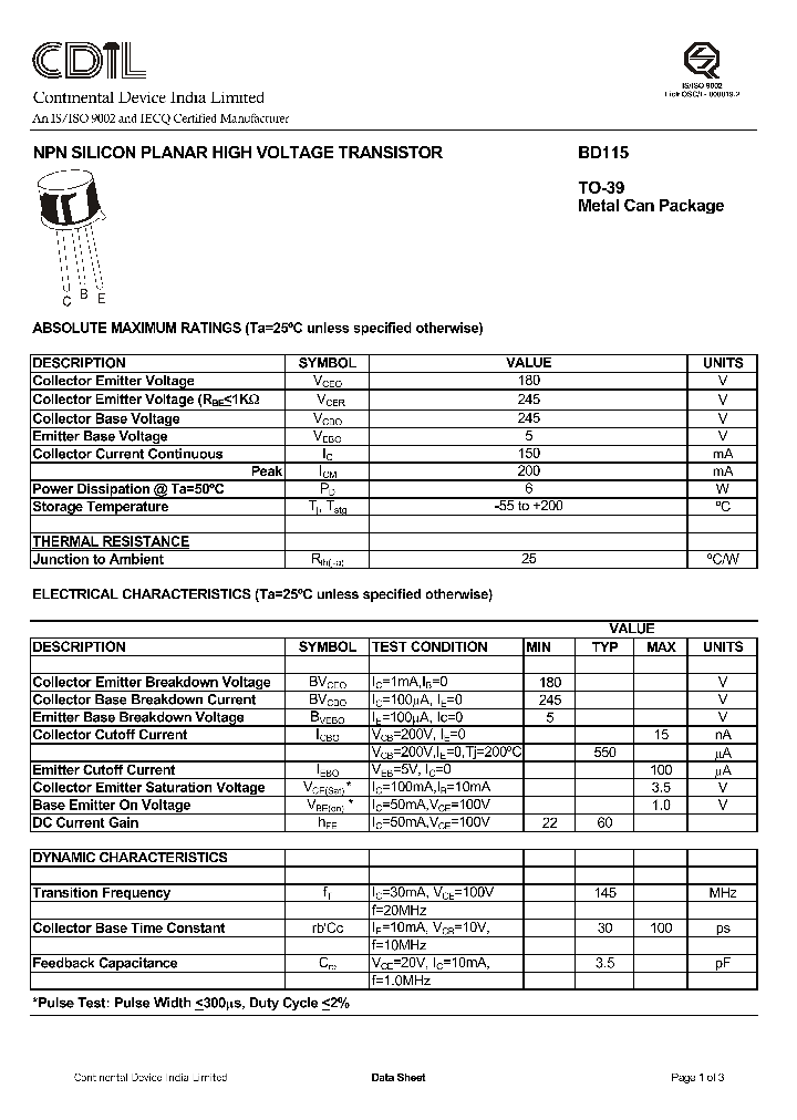 BD115_8280017.PDF Datasheet