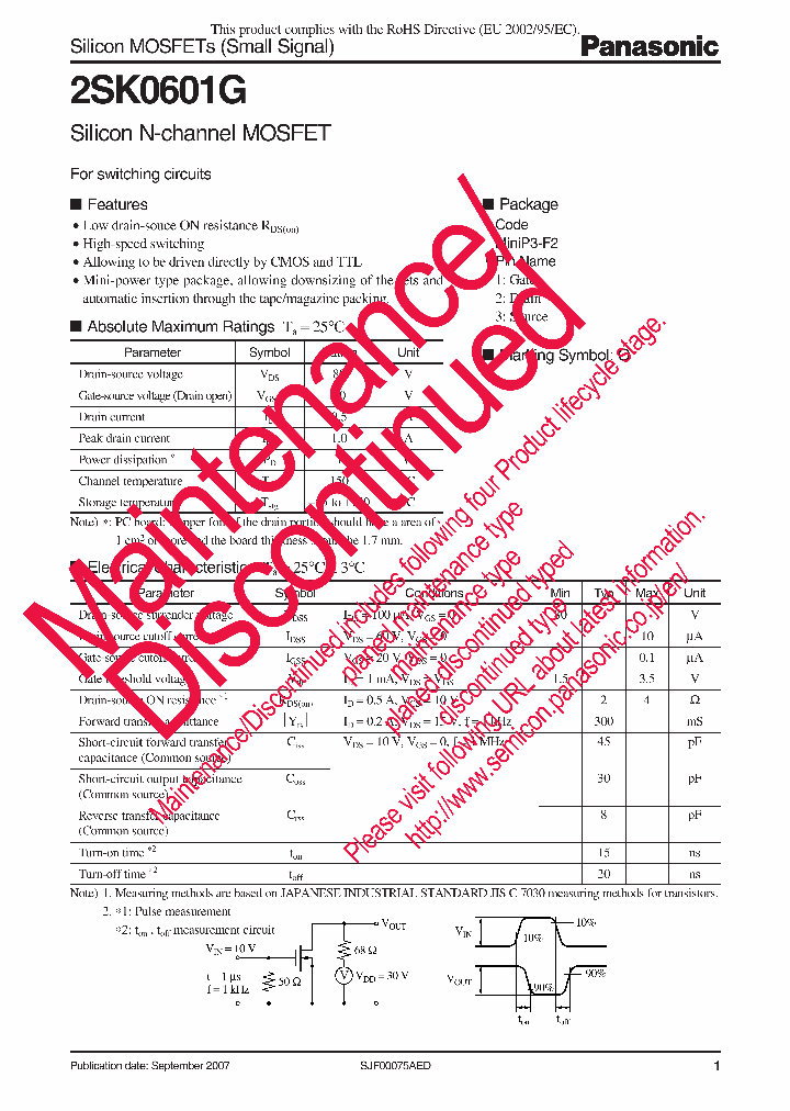 2SK0601G_8280665.PDF Datasheet