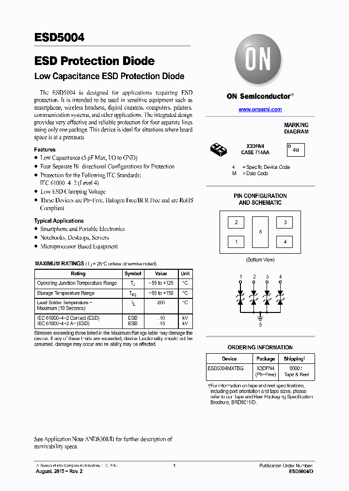 ESD5004_8280682.PDF Datasheet