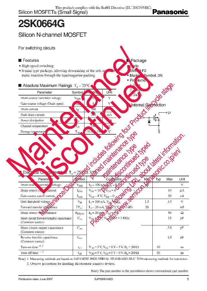 2SK0664G_8280671.PDF Datasheet