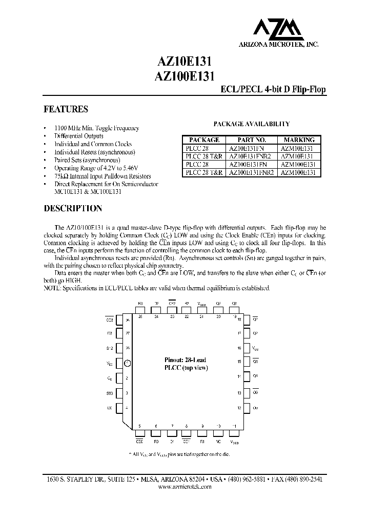 AZ100E131FN_8280730.PDF Datasheet