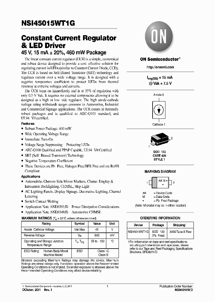 NSI45015W_8281477.PDF Datasheet