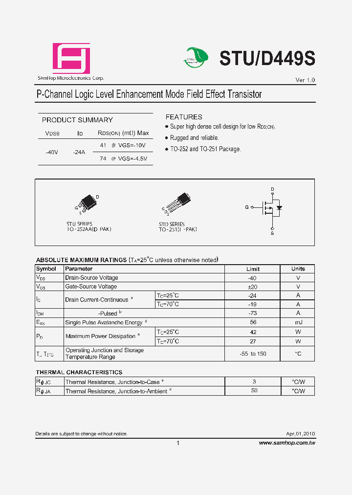 STUD449S_8281931.PDF Datasheet