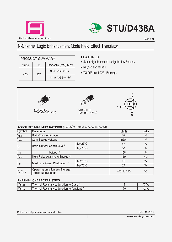 STUD438A_8281947.PDF Datasheet