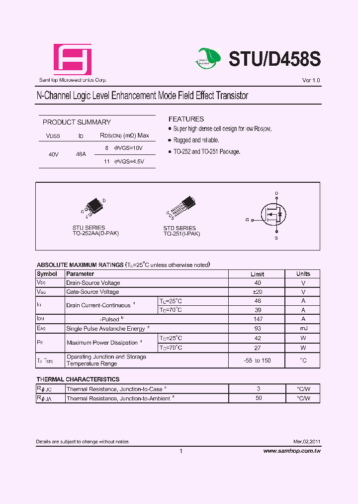 STUD458S_8281955.PDF Datasheet