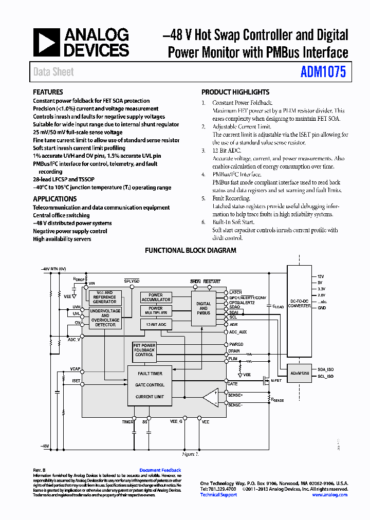 ADM1075_8283029.PDF Datasheet