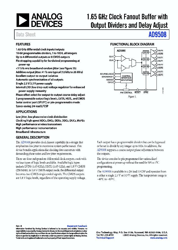 AD9508_8282474.PDF Datasheet