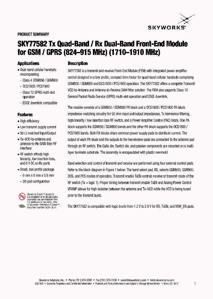 SKY77582_8283491.PDF Datasheet
