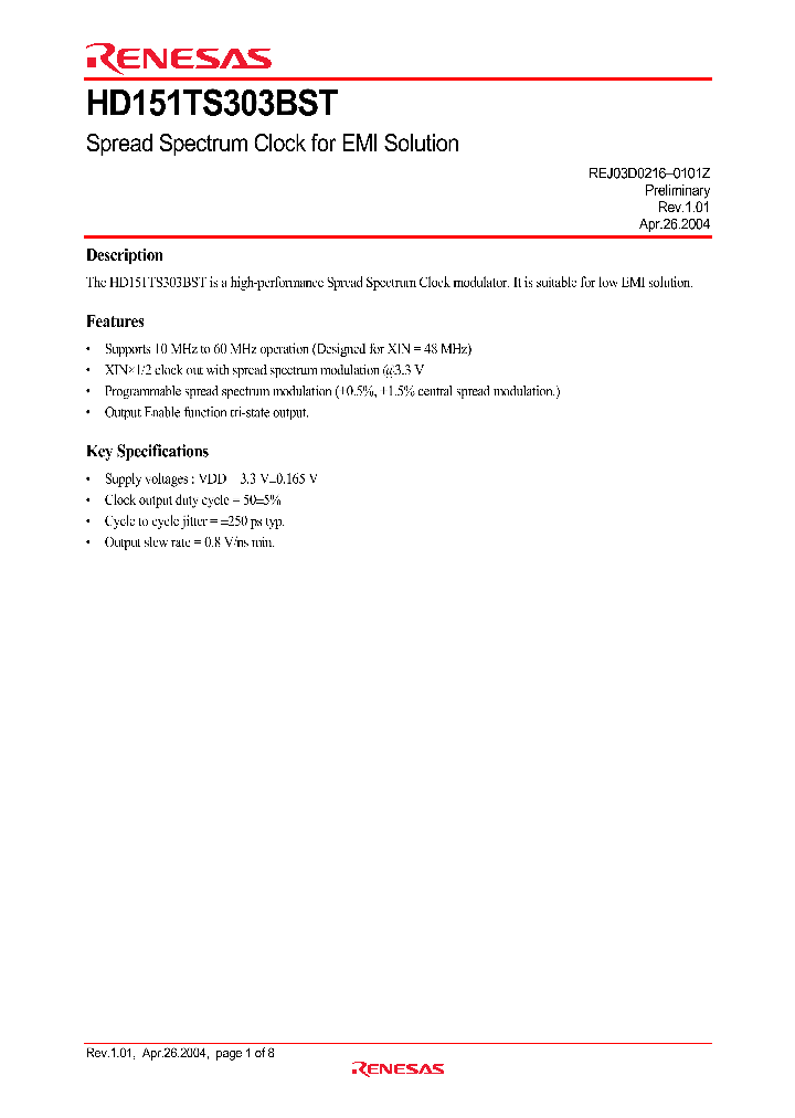 HD151TS303BST_8284130.PDF Datasheet