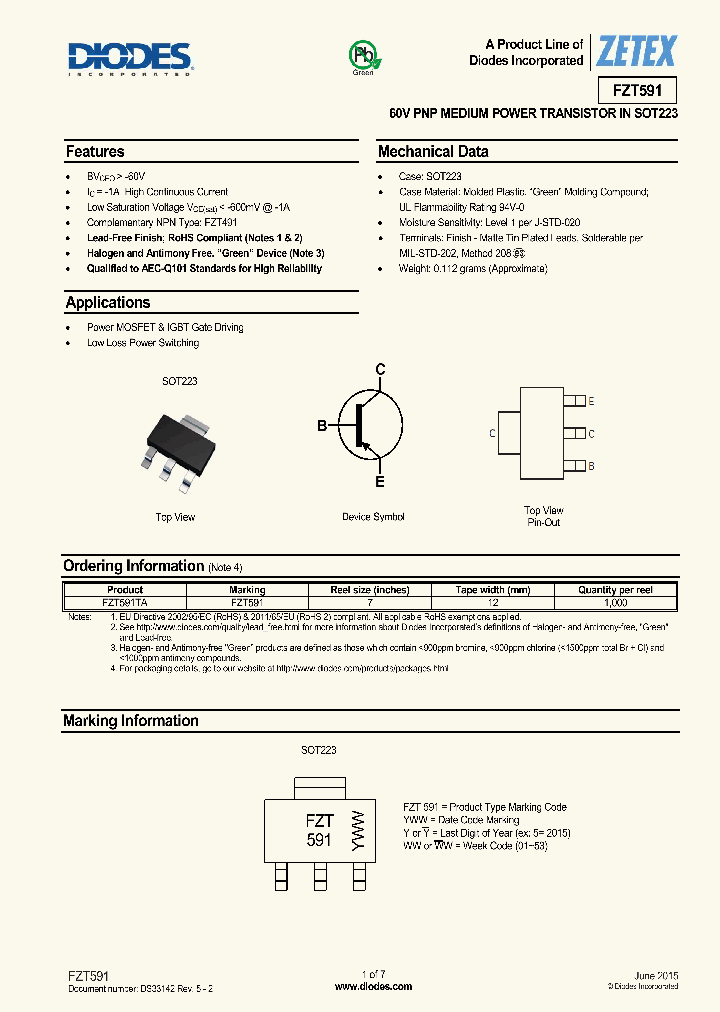 FZT591-15_8285299.PDF Datasheet