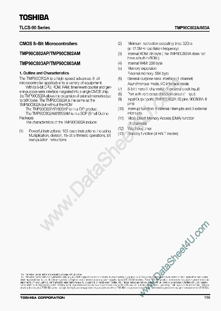 TMP90C803A_7889984.PDF Datasheet